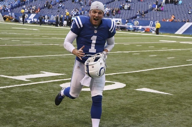 The Colts punter asked Antonio Brown, kindly, not to kick him in the face  on Thanksgiving