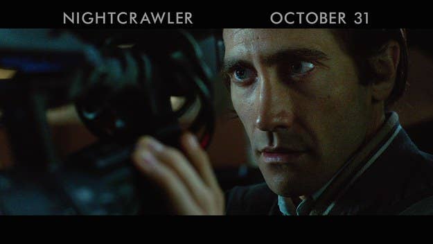 Jake Gyllenhaal has never been more intense than he is in "Nightcrawler."