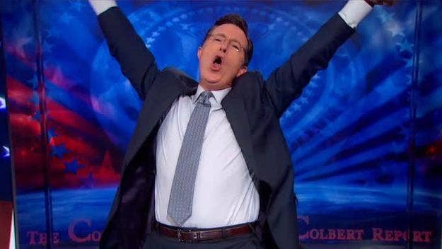 Stephen Colbert revealed his own wrist technology to satisfy you while you wait for the Apple Watch.