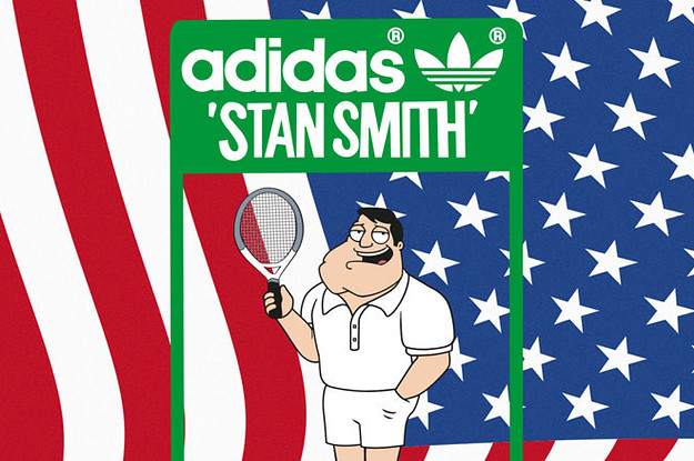 American dad stan smith on sale shoes