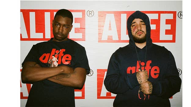 The Black Out Boyz models Alife's fall 2014 collection. 