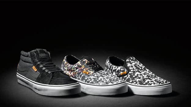 An official look at the Civilist and Vans Syndicate sneaker collaboration releasing on August 16.
