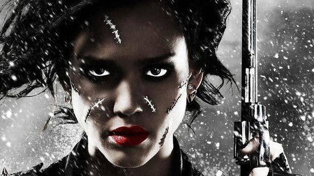 A scarred, armed Jessica Alba looks like a total badass in the new poster for "Sin City: A Dame to Kill For."