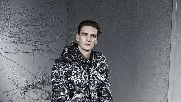 Sandro continues to draw inspiration from the New York punk scene for fall/winter 2014. 