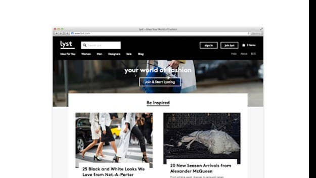 Online fashion marketplace Lyst.com unveils its complete brand relaunch, including a tablet/smartphone app.