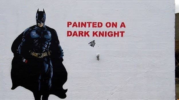 Check out this street artist's new pop-culture graffiti work.