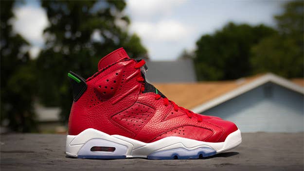 Detailed photos of the Air Jordan VI "O.G. Spizike" releasing on August 9.