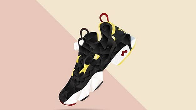 An illustrated look at the Titolo x Reebok Instapump Fury sneaker collaboration releasing on August 16.