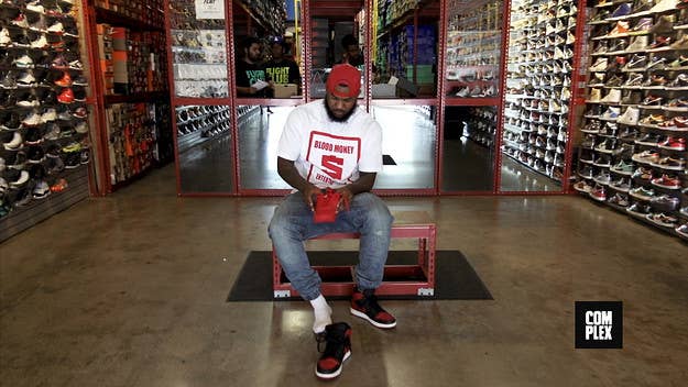 Complex's Joe La Puma hits Flight Club LA with The Game. After previous trips with Jim Jones, Nick Young, and Wale, he is now linked up with The Game.
