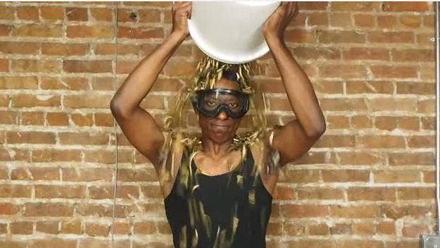 Orlando Jones invented a bullet bucket challenge to bring awareness to the situation in Ferguson after the shooting of Michael Brown. 