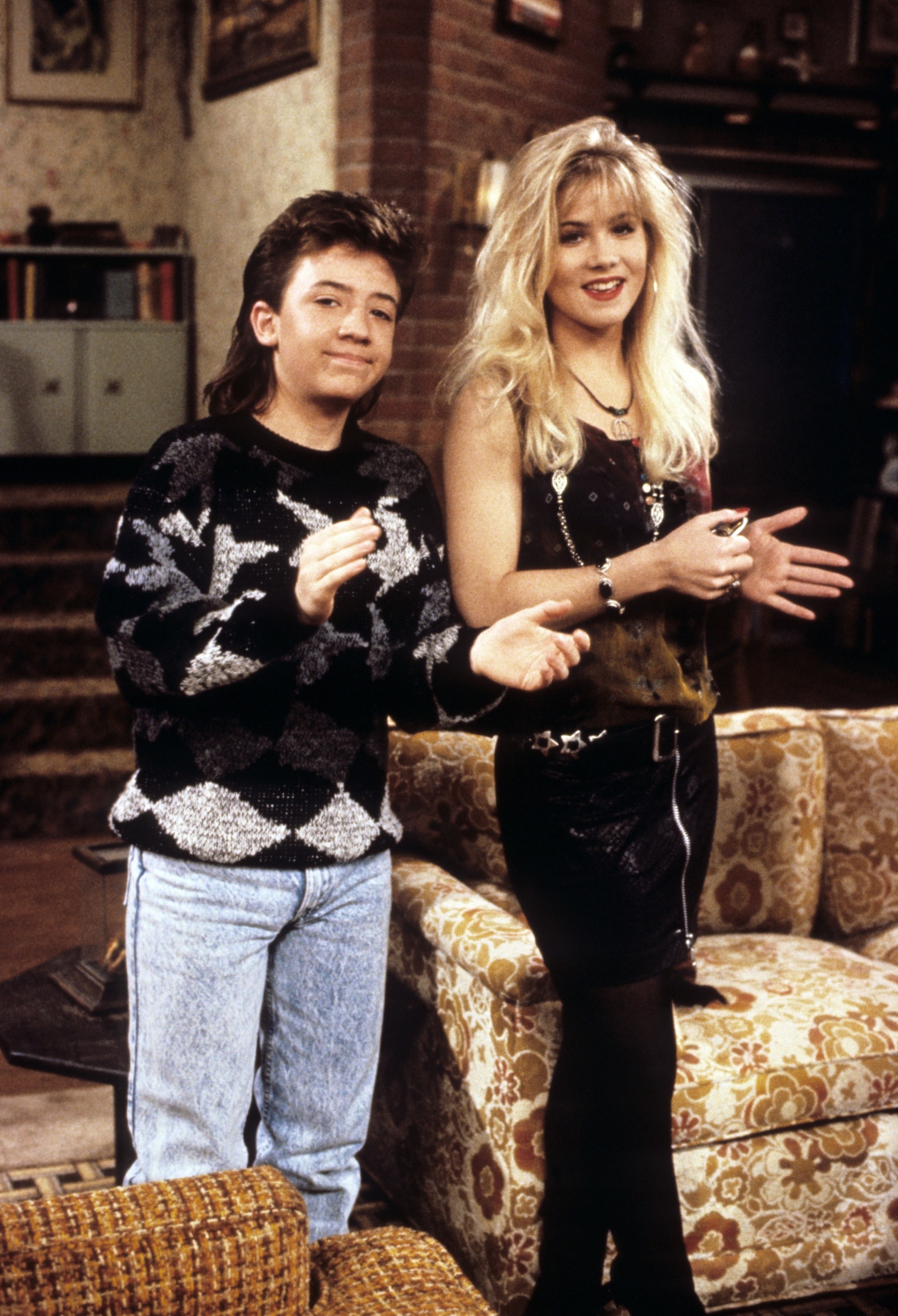 Christina and David Faustino on Married With Children