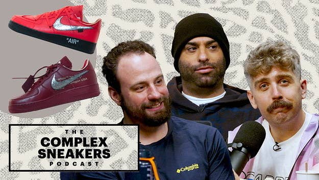 The Complex Sneakers Podcast is co-hosted by Joe La Puma, Brendan Dunne, and Matt Welty. This week, the trio talks about the huge set of unreleased Off-White x