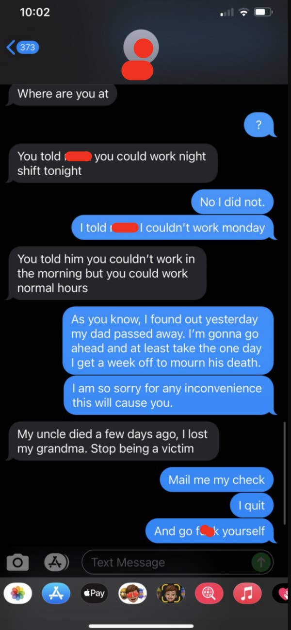 18 Awful Bosses Who Cry "Nobody Wants To Work Anymore" While Mistreating Their Own Employees 14 "Mail me my check I quit And go f**k yourself"