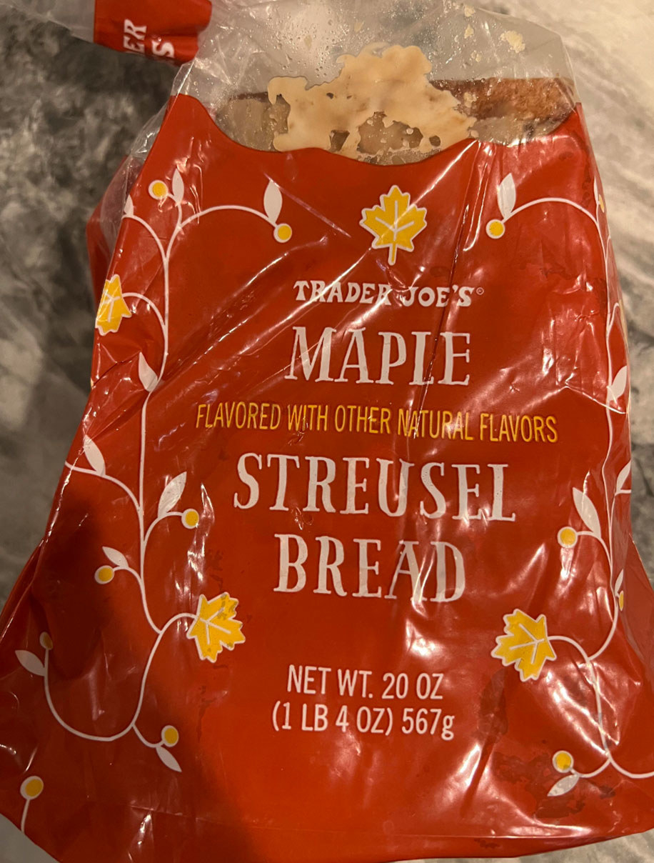 Maple Streusel Bread