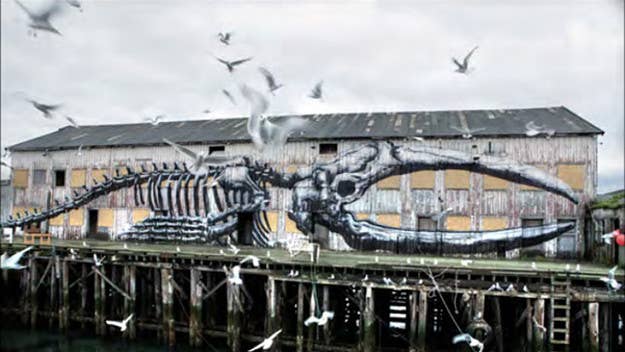 StolenSpace Gallery is hosting a new show with work from street artist ROA, who brings his decaying animals inside.