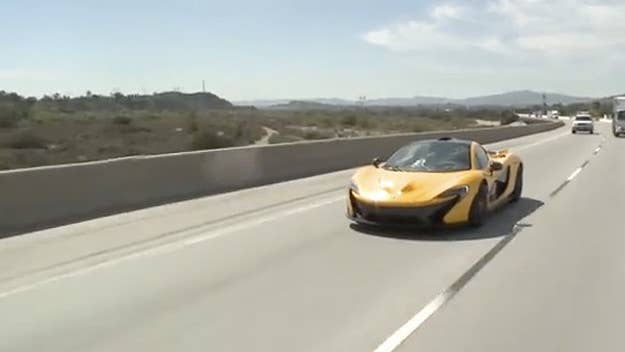 On the latest installment of Jay Leno's Garage, Leno and McLaren CEO Mike Flewitt took the P1 for a drive.