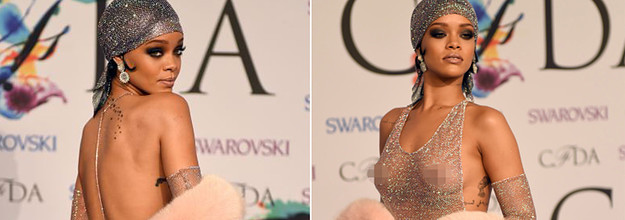 Rihanna CFDA Awards - Rihanna naked - Rihanna & Anna Wintour