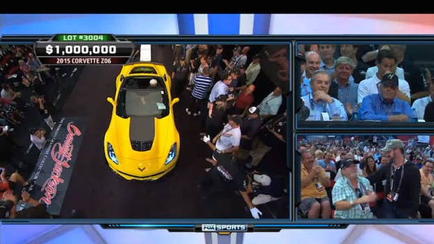 Rick Hendrick bought the first 2015 Corvette Z06 for a million dollars at an auction.