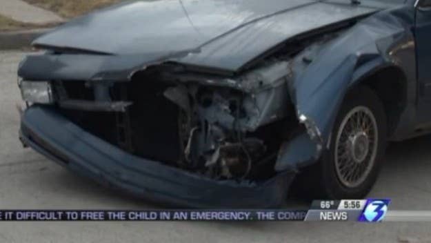 A 10-year-old girl from Ohio got into her family's car while she was sleepwalking earlier this week and crashed it.