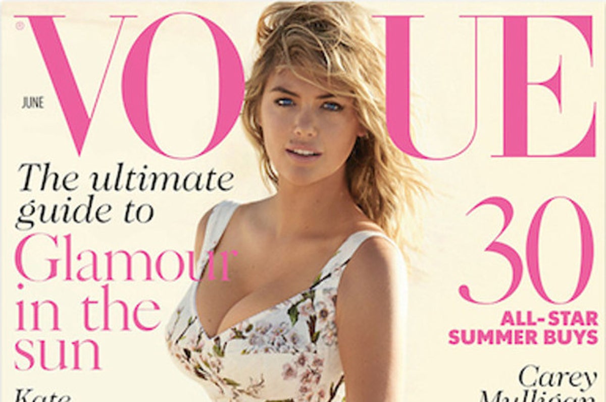 Kate Upton Gives Summer an Early Start With This Hot Vogue UK Cover by  Mario Testino