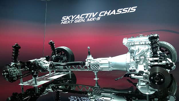Mazda celebrates 25 years of Miata with a new MX-5 chassis.