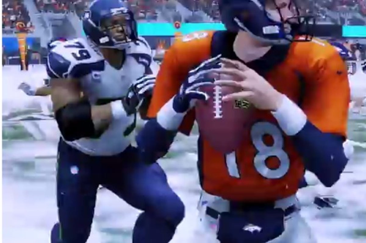 Super Bowl XLVIII: Seattle Seahawks v Denver Broncos - Madden NFL 25  Prediction HD 