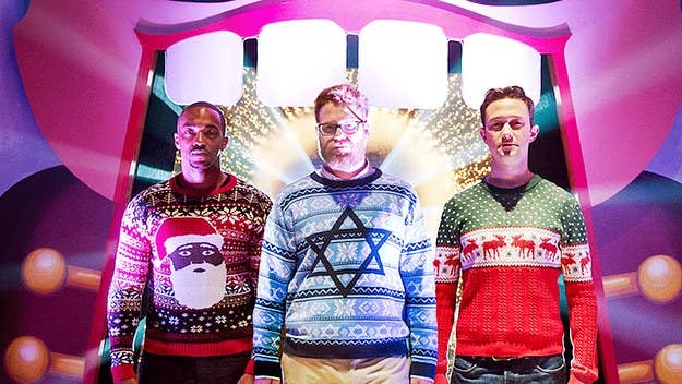 'The Night Before' is fine, but what's interesting is what Seth Rogen is doing behind the camera. 