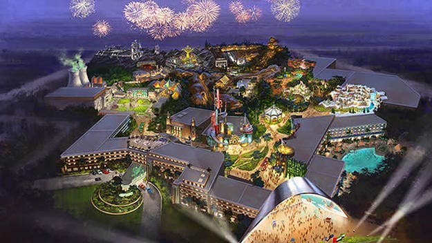 The studio's plans for a theme park resort overseas sounds very lit.