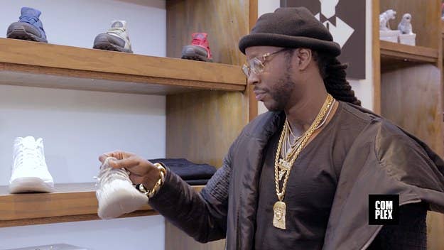 2 Chainz and Joe La Puma go Sneaker Shopping at A Ma Maniere in Atlanta and take a look at the high-end side of the footwear game.
