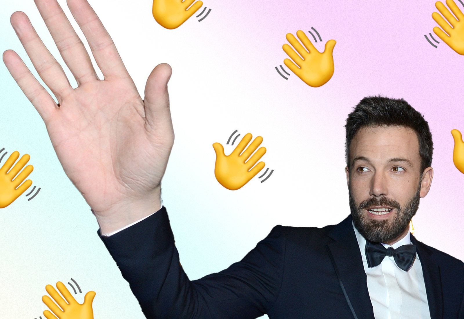 Ben Affleck waving