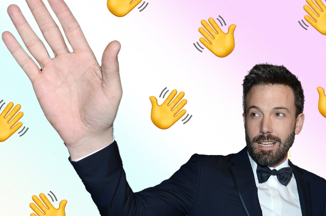 Ben Affleck waving