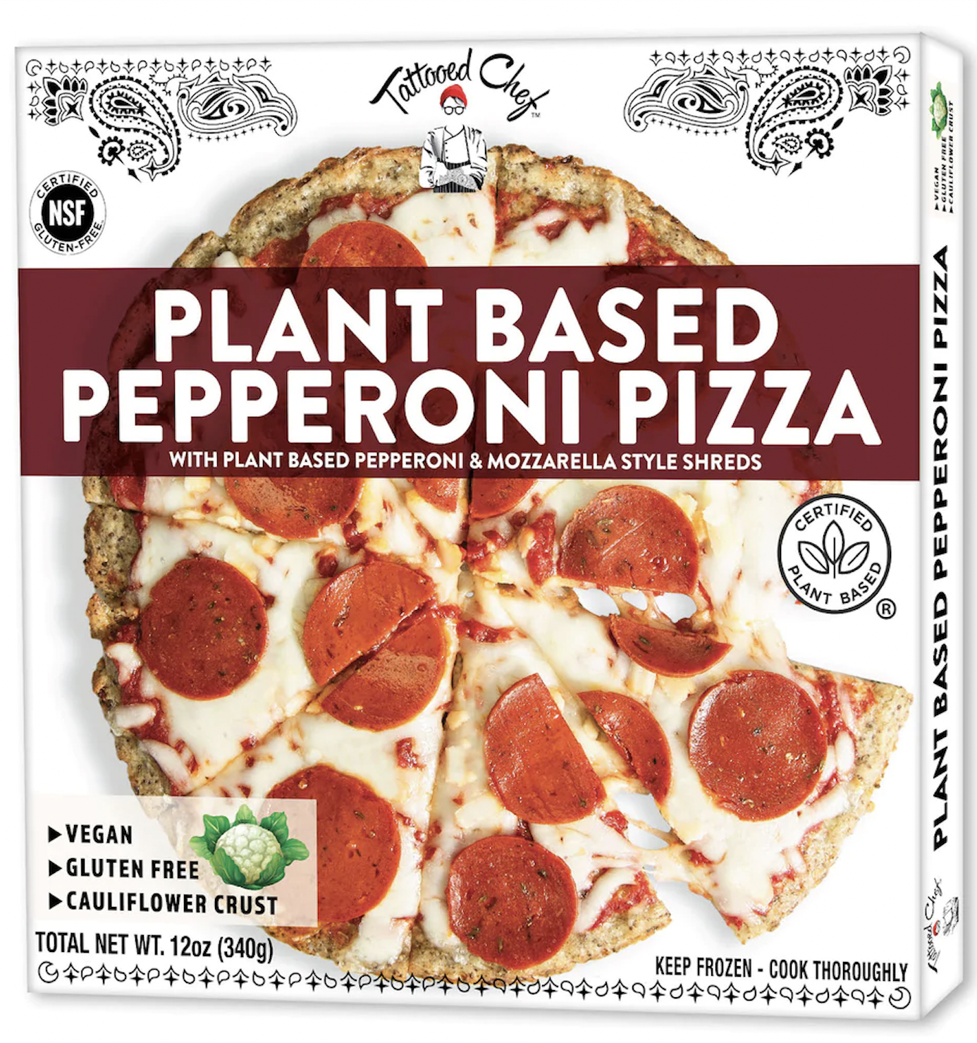 a box with a pepperoni pziza on it