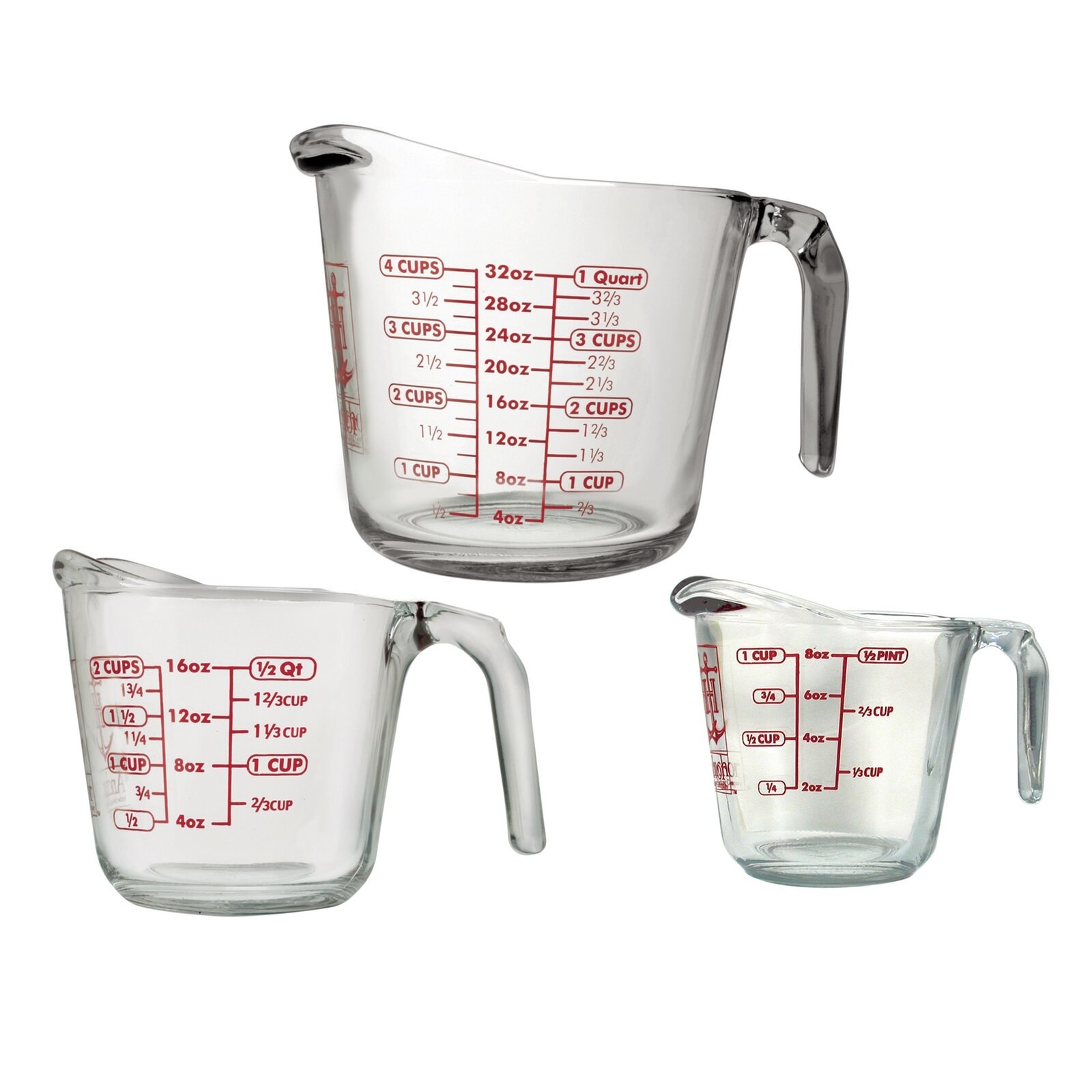 The set of measuring cups