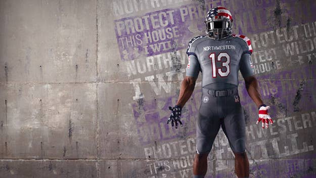 The Wildcats honor Wounded Warriors by auctioning special edition uniforms for charity.