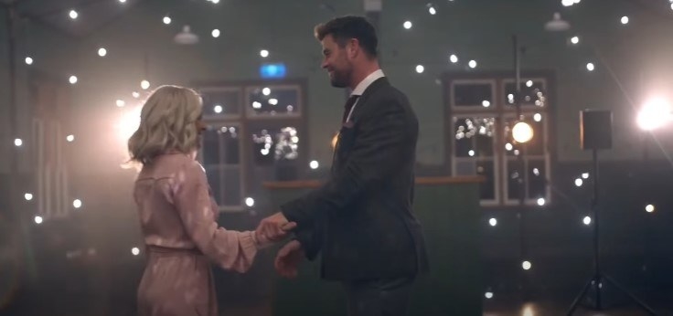 Chris dancing with his wife Elsa