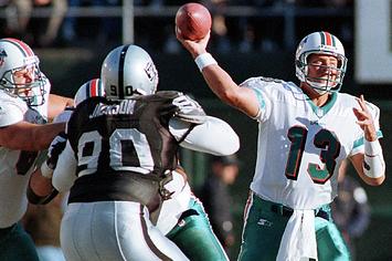 Dan Marino Miami Dolphins Oakland 1998 Getty
