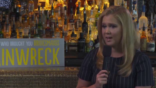 Amy Schumer combats sexist questions from an oblivious reporter in this interview. 