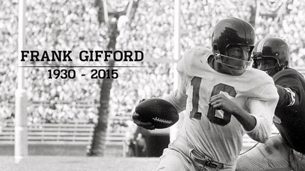 Football hall-of-famer Frank Gifford dies at 84