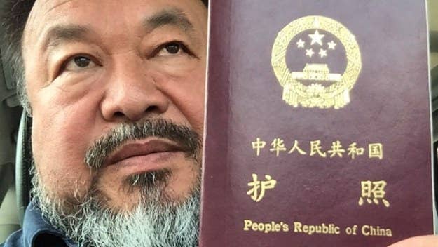 Ai Weiwei is finally allowed to travel again. 