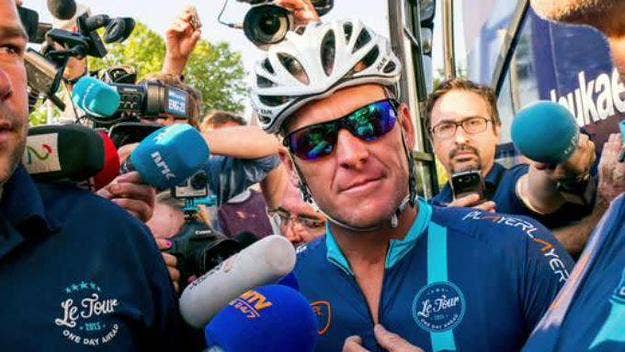 Lance Armstrong isn't being welcomed with open arms.