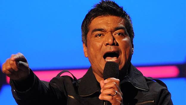 George Lopez led an expletive-filled chant against Donald Trump in Arizona. 