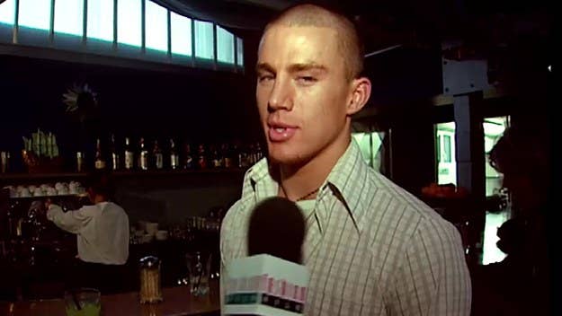 Tatum walked during Milan Fashion Week in 2002, expressing his desire to "get into acting" in this flashback clip.