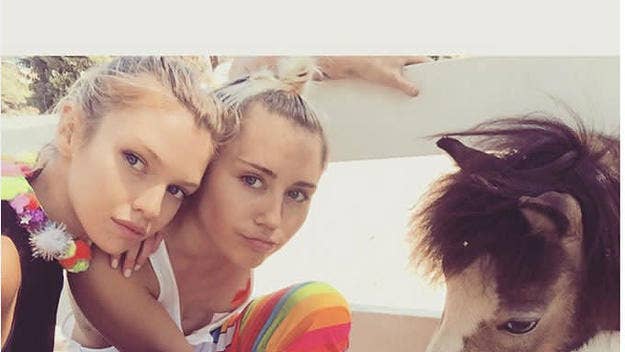 Miley Cyrus was seen making out with a hot Victoria's Secret model recently. So, who is she?