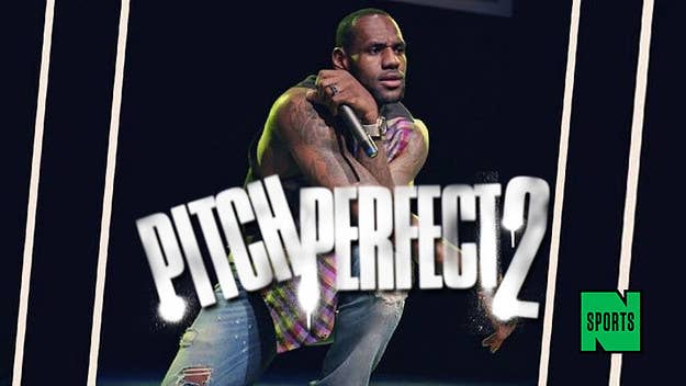 LeBron James expresses his love for Rebel Wilson's character, Fat Amy, as well as the film "Pitch Perfect 2."