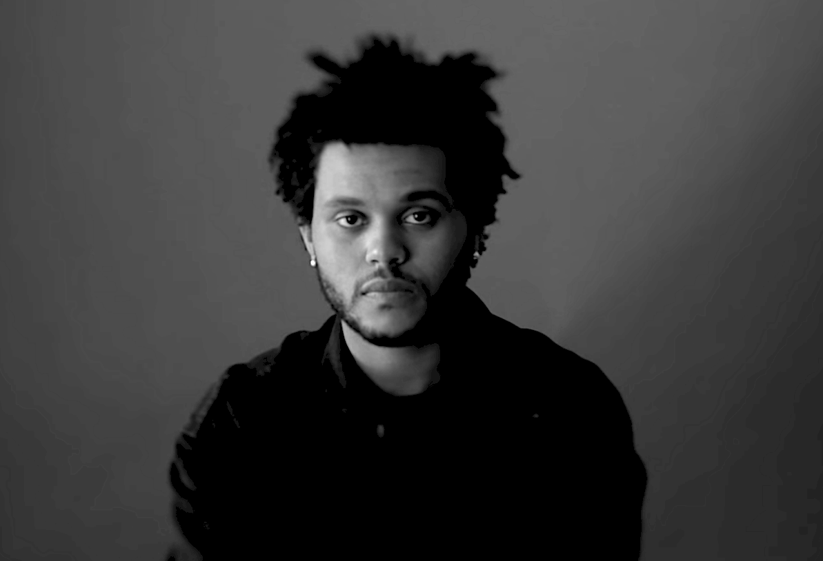 Closeup of The Weeknd