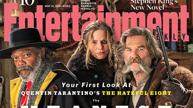 Samuel L. Jackson, Kurt Russell, and Tarantino newbie Jennifer Jason Leigh all adorn winter Western gear on the front page of this week's issue. The writer...