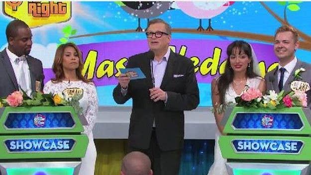 For some reason, Drew Carey married a bunch of people on the set of "Price Is Right," in real life. 
