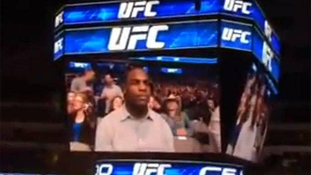 Newly acquired Eagles running back DeMarco Murray is booed at UFC 185 in Dallas.