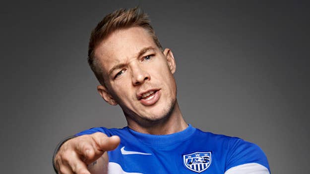 While many soccer pundits may be unsure of the United States squad's chances at taking home the championship trophy, Diplo's still bringing a World Cu