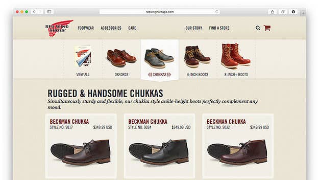 The site is now the only retailer in North America to offer every Red Wing Heritage style in one location.